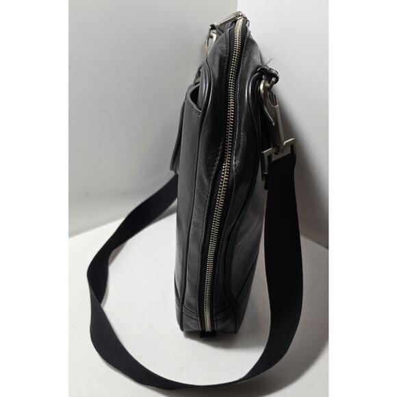 JACK SPADE FILE Laptop Bag Black Fulton Leather Briefcase MSRP $468 - Picture 8 of 16